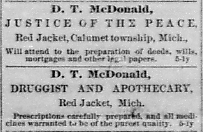 Newspaper ad - <i>Northwestern Mining Journal</i>, 04 Jun 1873